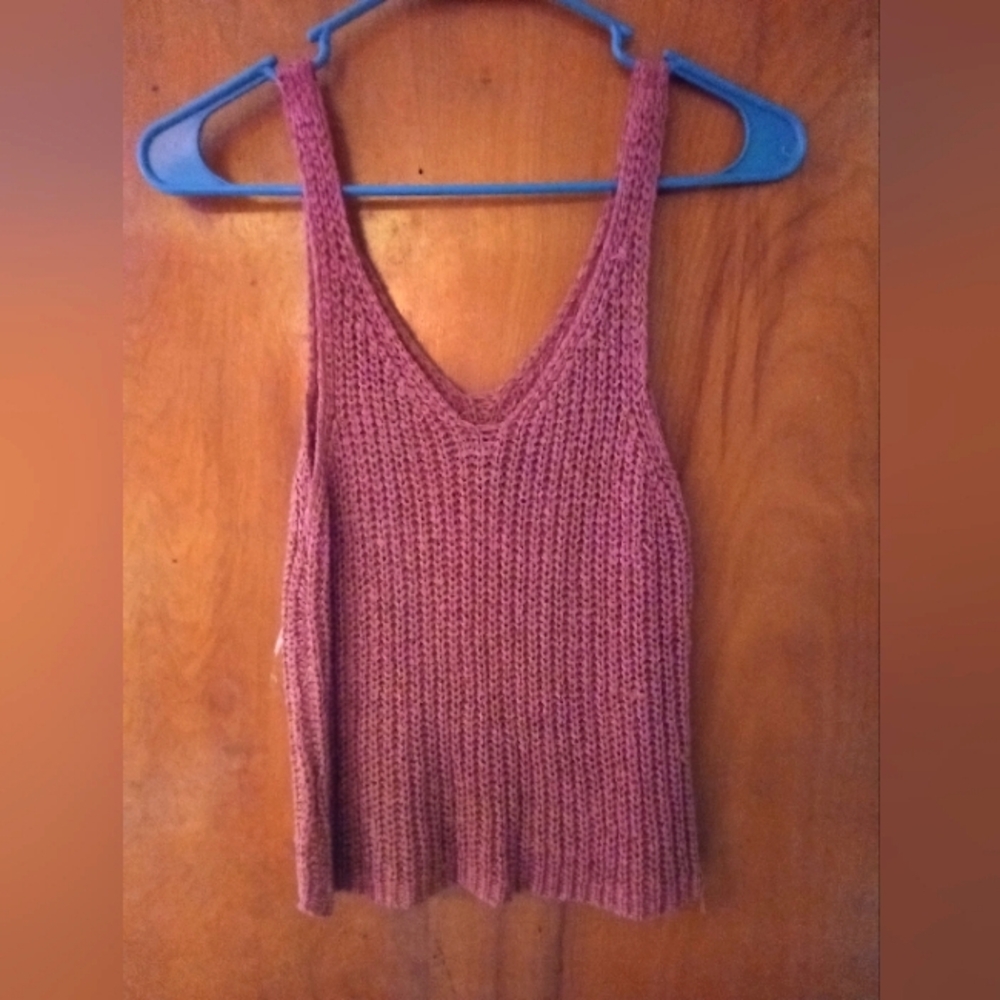 Moon and Madison knit sweater tank